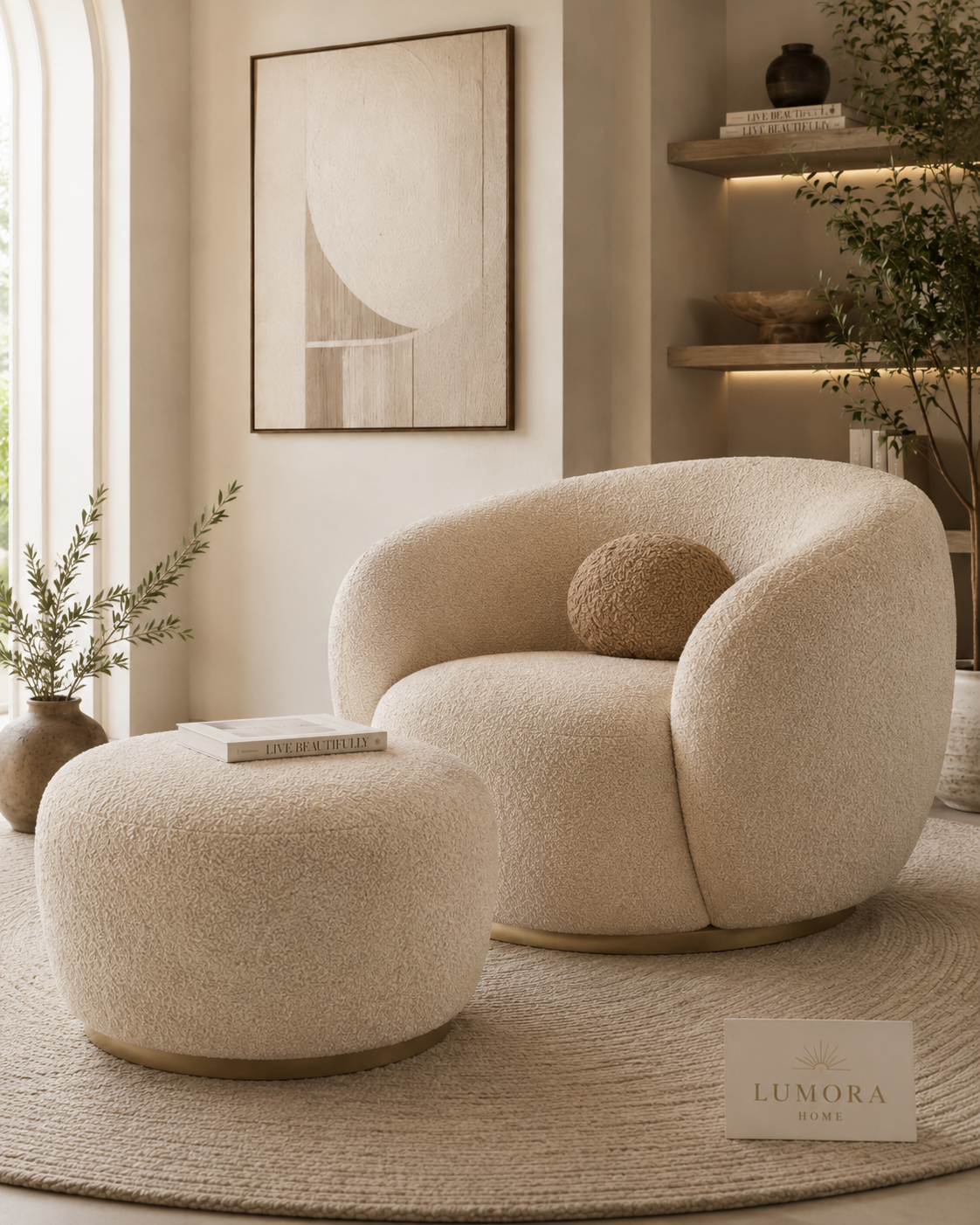 Lumora™ Cloud Lounge Chair &amp; Ottoman